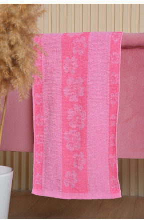 Полотенце кухонное махровое розового цвета 163504C