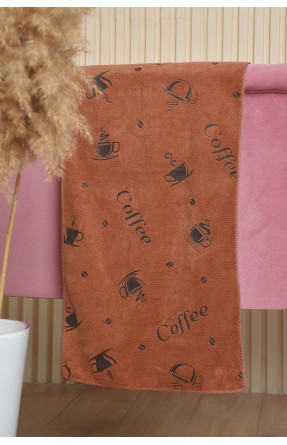 Полотенце кухонное микрофибра коричневого цвета 163506C