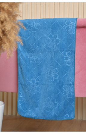 Полотенце кухонное микрофибра голубого цвета 163515C