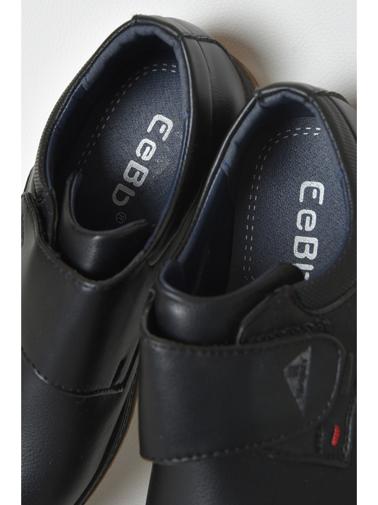 Туфлі дитячі для хлопчика чорного кольору 136-1 163815C