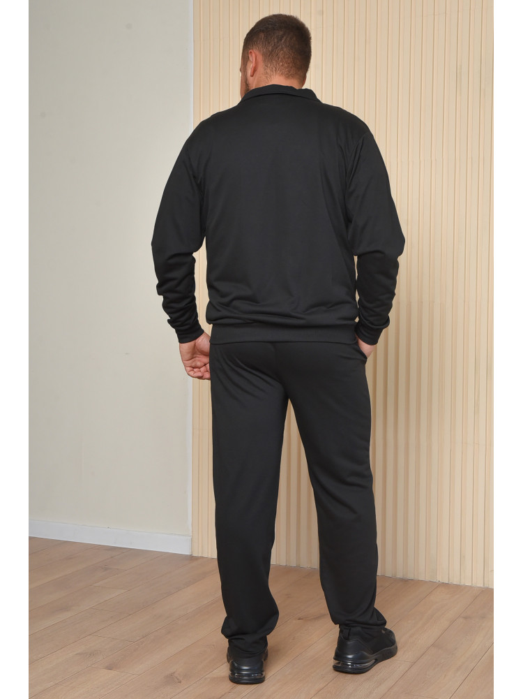 Спортивный костюм мужской черного цвета 969 163823C
