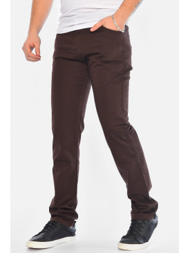 Штани чоловічі темно-коричневого кольору 90646 163983C Штани чоловічі темно-коричневого кольору 90646 163983C