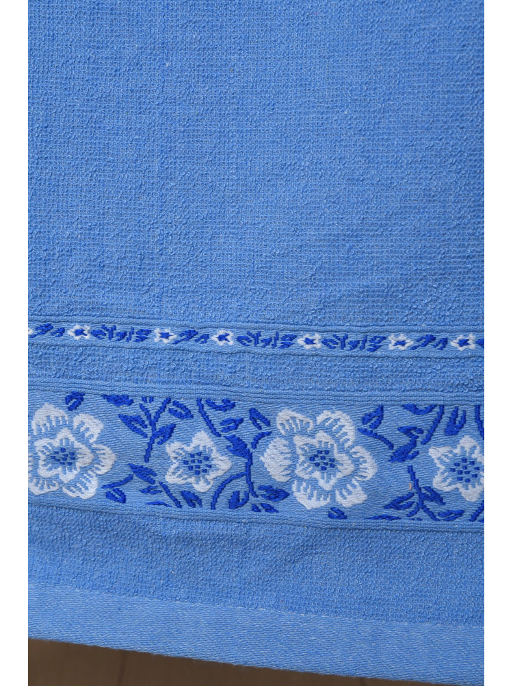 Полотенце для лица махровое синего цвета 560-38 164171C