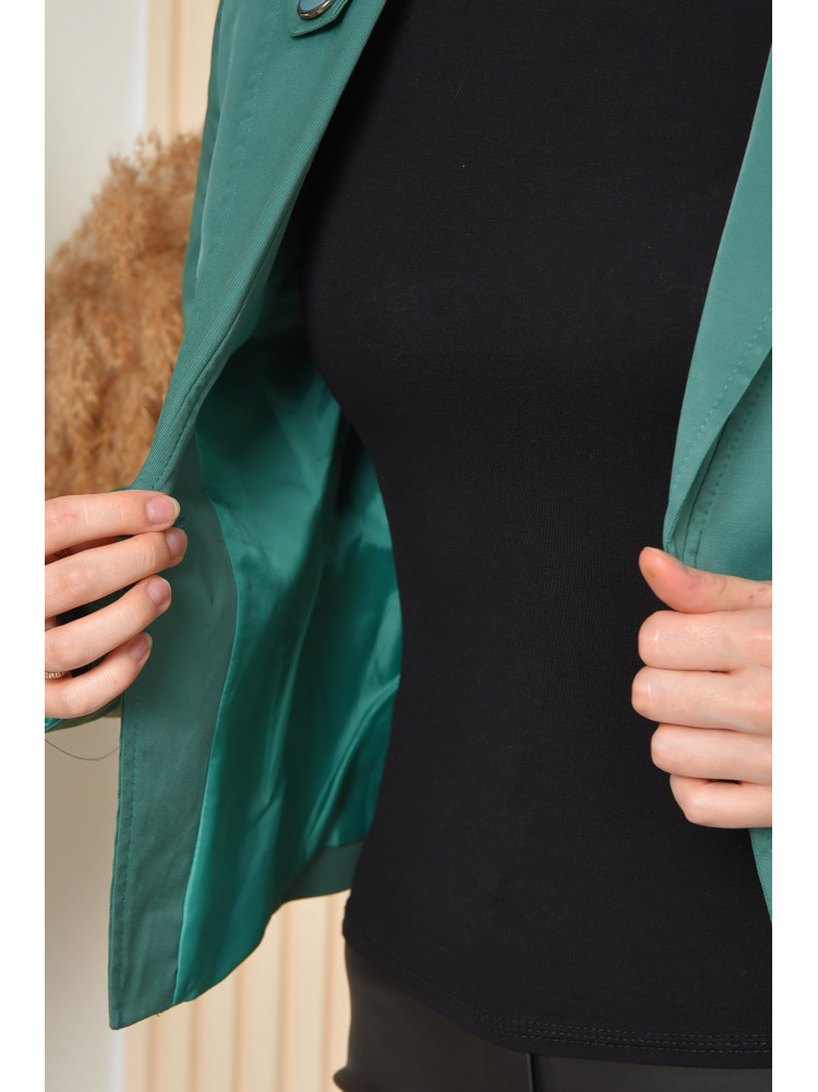 Пиджак женский зеленого цвета 164849C