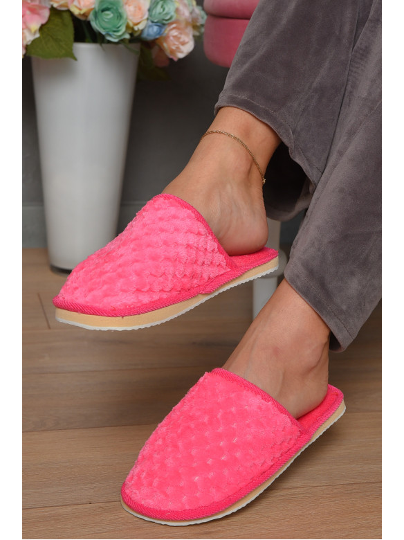 Тапочки домашние женские розового цвета 164867C