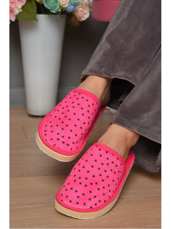 Тапочки домашние женские розового цвета 164871C