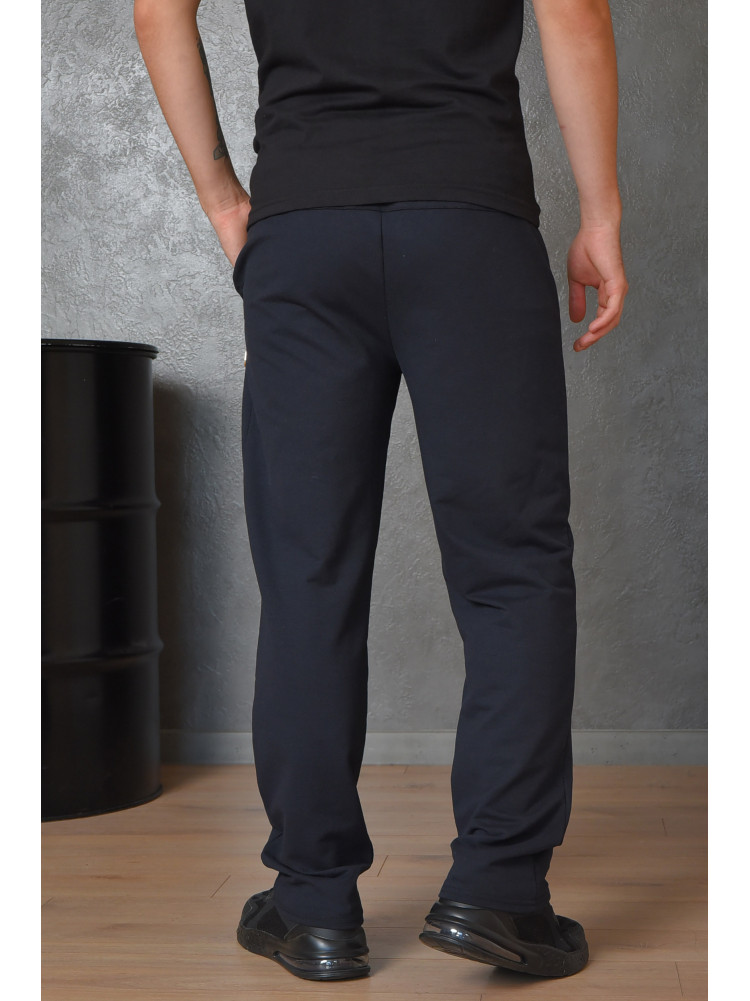 Спортивные штаны мужские темно-синего цвета 01 165006C