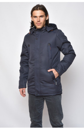 Куртка мужская демисезонная темно-синего цвета 1633 165018C