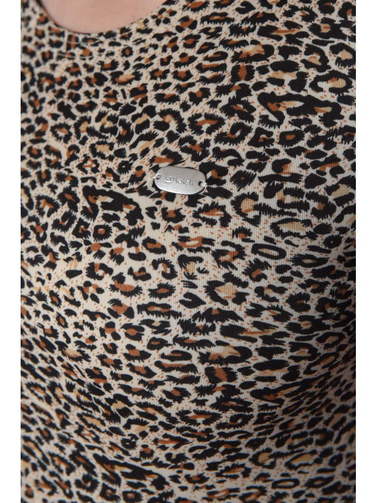 Боди женское леопардового цвета размер 1 651 165282C