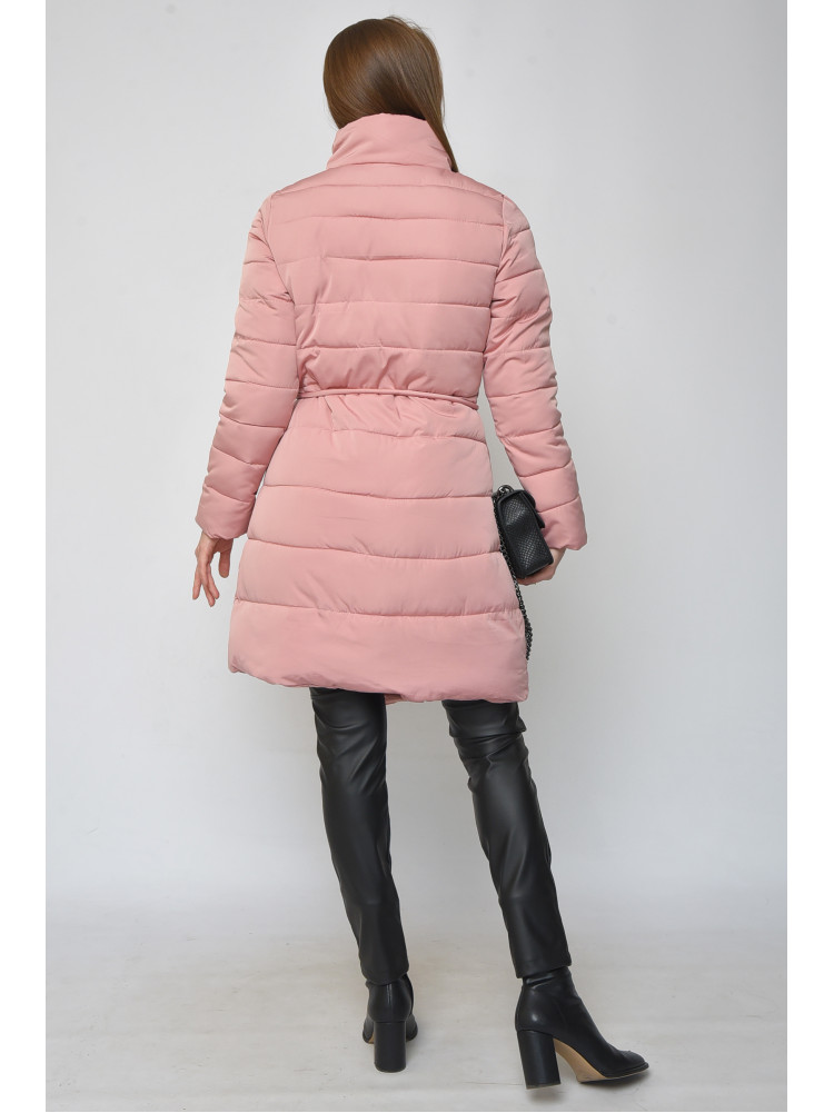 Куртка женская розового цвета 9082 165317C