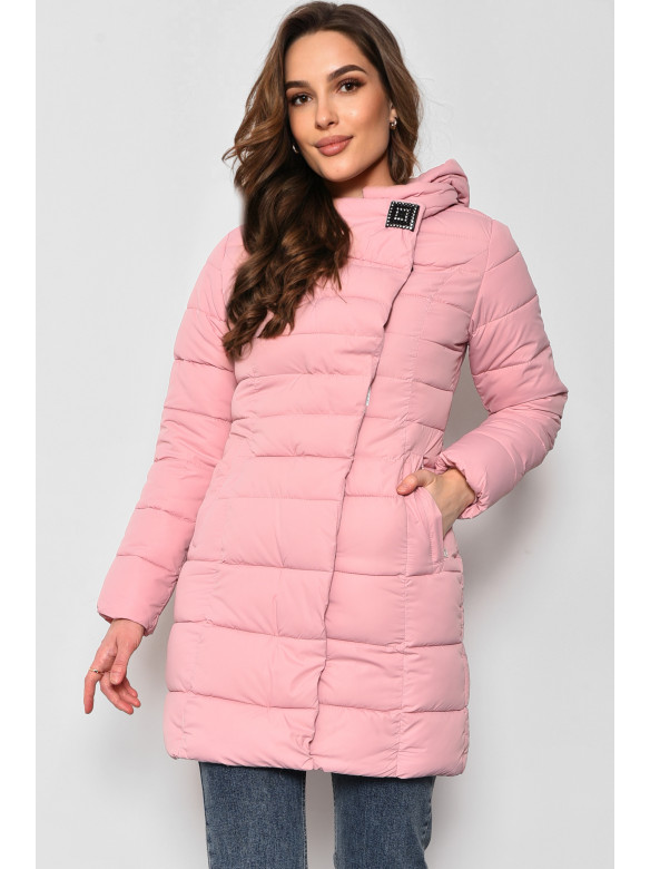 Куртка женская розового цвета 8101 165330C