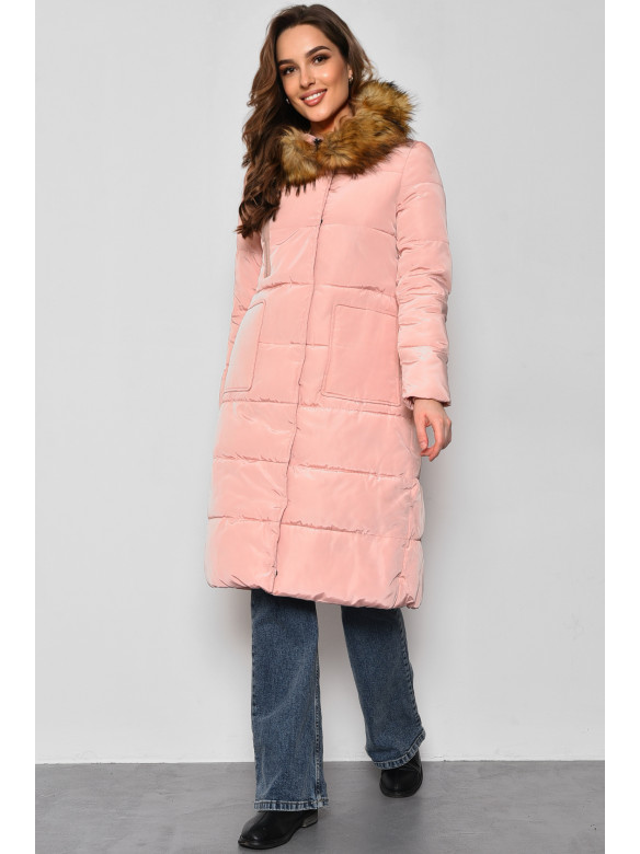 Куртка женская розового цвета 8510 165331C