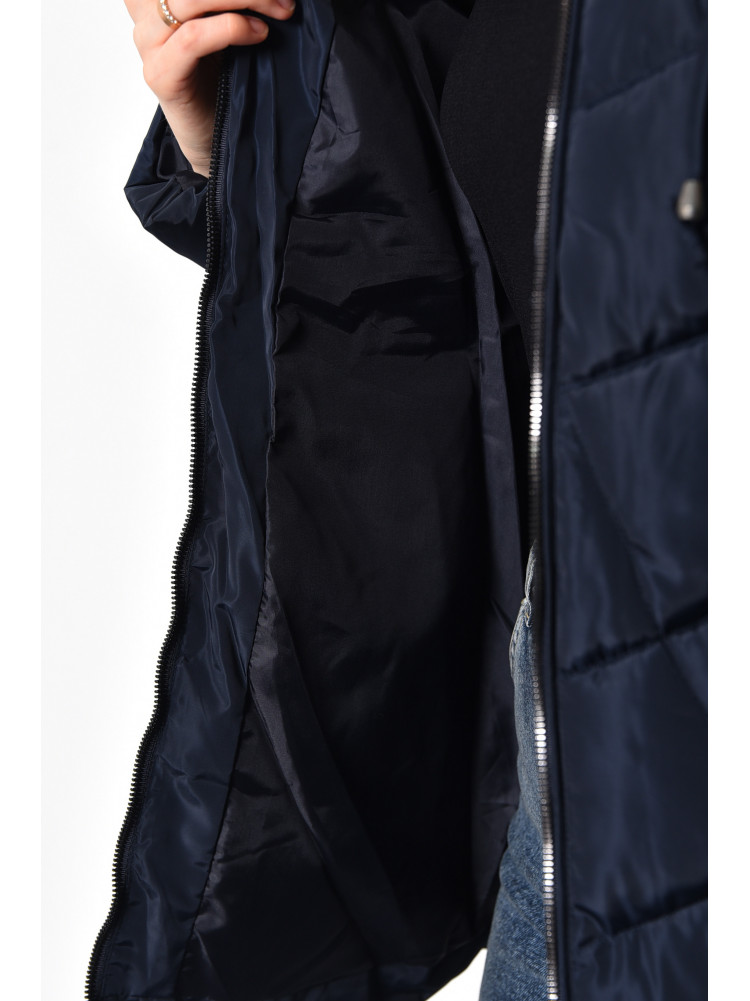 Куртка жічноча темно-синього кольору 856 165332C