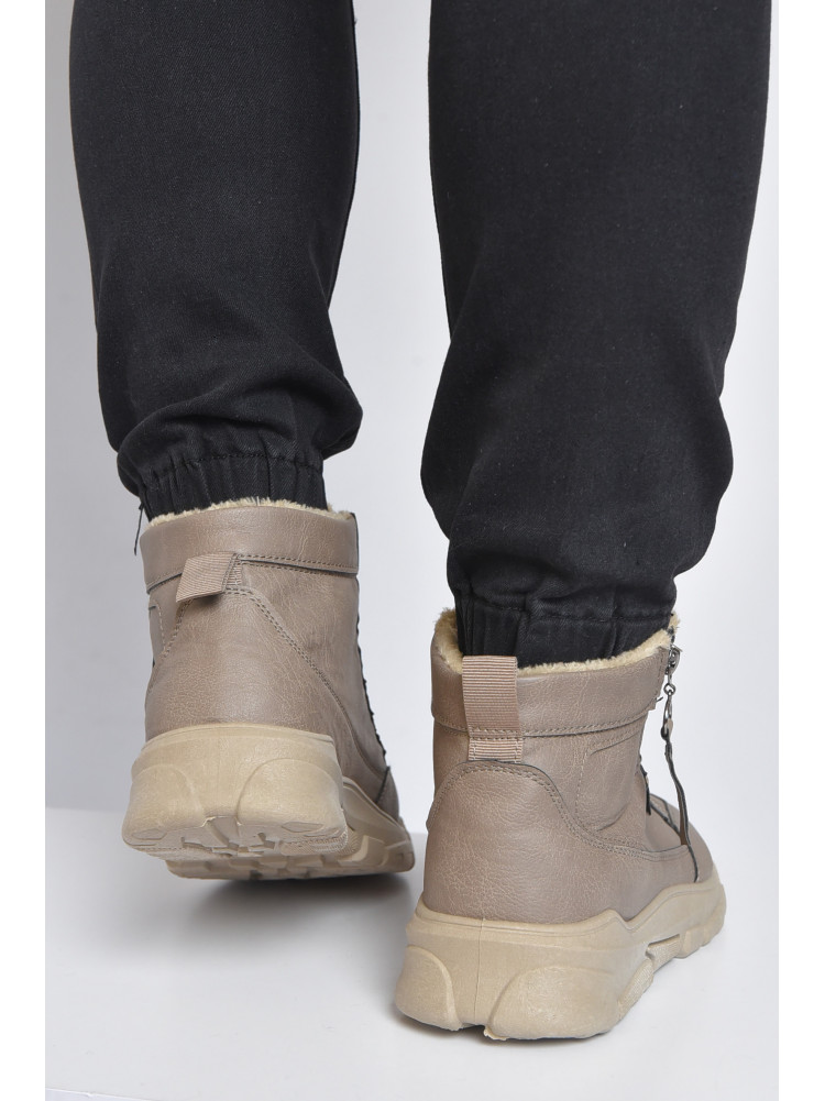 Ботинки мужские демисезонные бежевого цвета 970-1 165471C