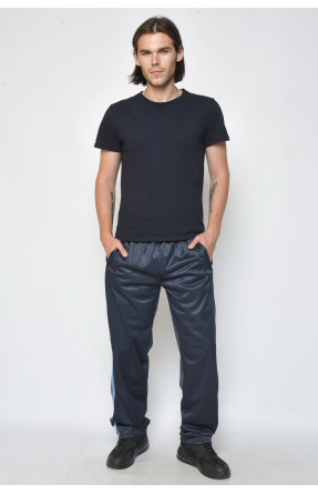 Спортивные штаны мужские темно-синего цвета 0084 165727C