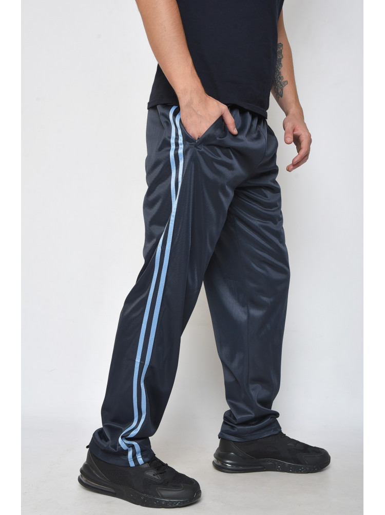 Спортивные штаны мужские темно-синего цвета 0084 165727C