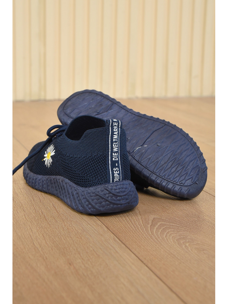 Кросівки дитячі дівчинка темно-синього кольору 260-1а 165912C