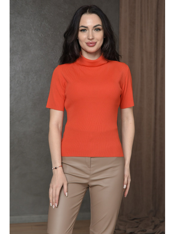 Женский гольф американка кирпичного цвета размер 42-46 20088 166034C