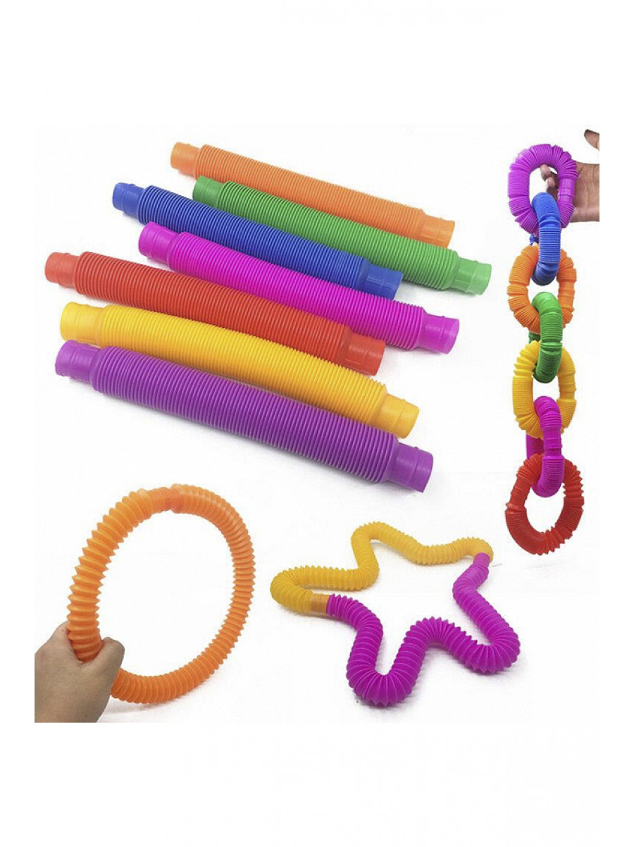 Развивающая сенсорно-моторная игрушка Pop Tube набор 7 шт 166072C
