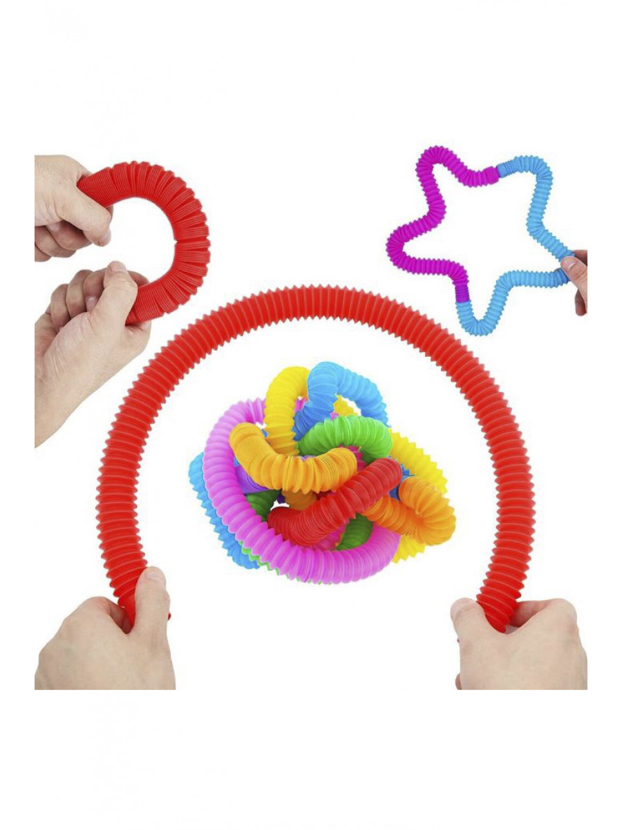 Развивающая сенсорно-моторная игрушка Pop Tube набор 6 шт 166073C