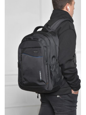 Рюкзак чоловічий однотонний чорного кольору 1502 166251C Рюкзак чоловічий однотонний чорного кольору 1502 166251C