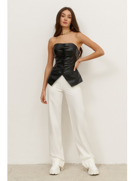 Брюки женские молочного цвета 151 166610C Брюки женские молочного цвета 151 166610C