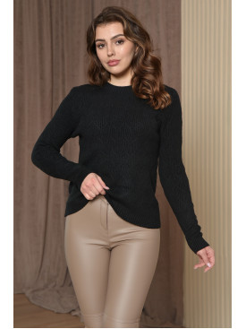Светр жіночий черного кольору розмір 44-46 166662C Светр жіночий черного кольору розмір 44-46 166662C