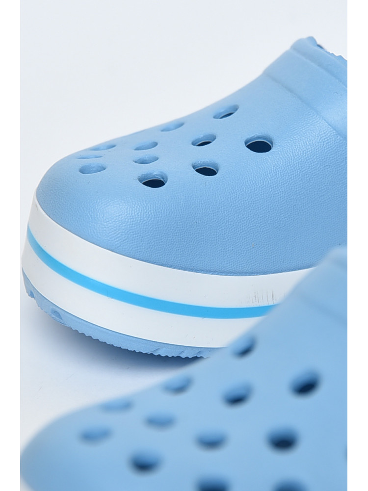 Кроксы детские светло-голубого цвета 309 166711C