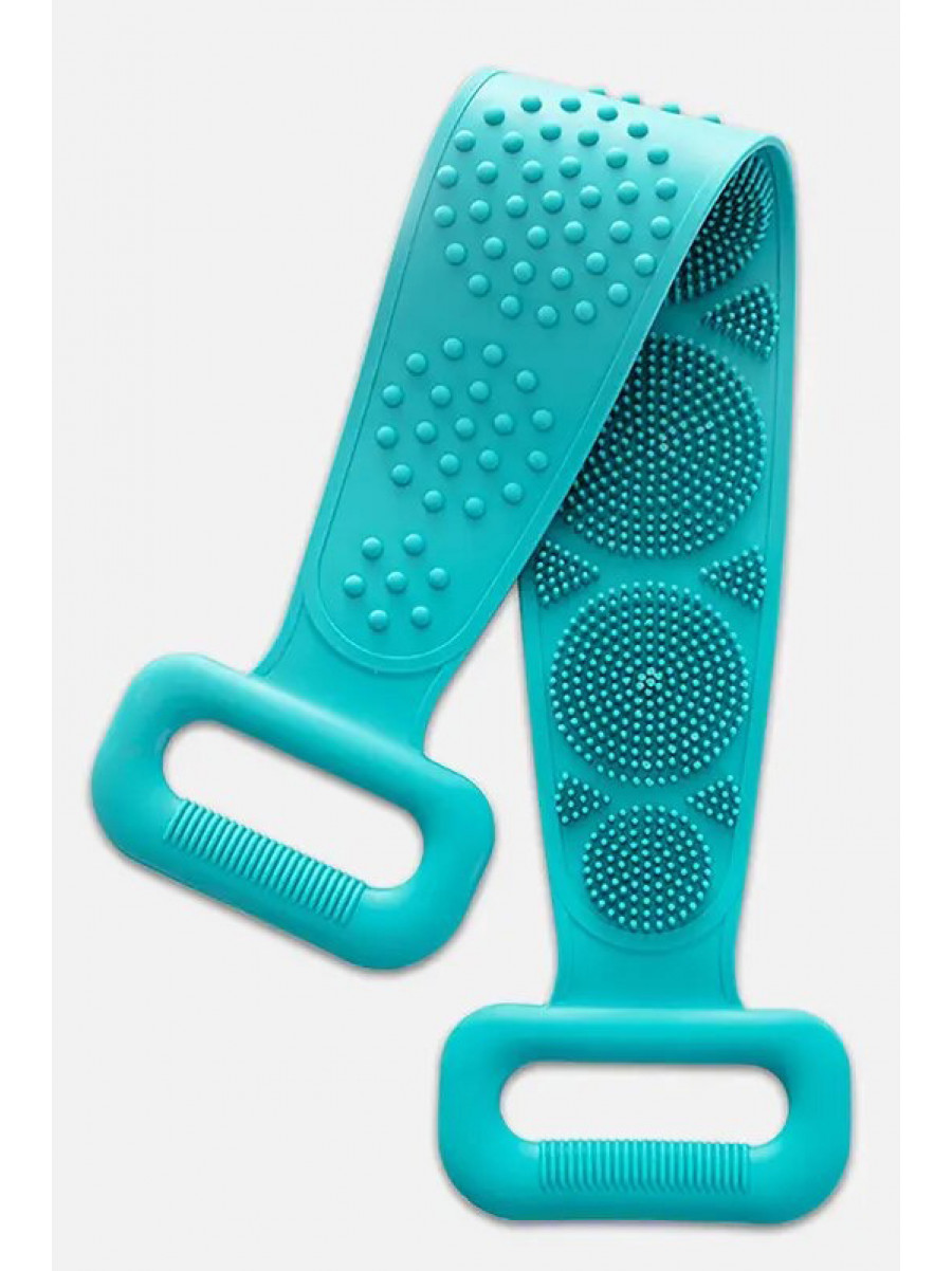 Двостороння силіконова мочалка-масажер для тіла Silica Gel Bath Brush 166784C