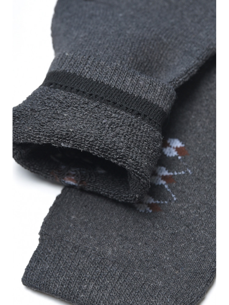 Носки махровые мужские темно-серого цвета размер 40-45 773 166904C