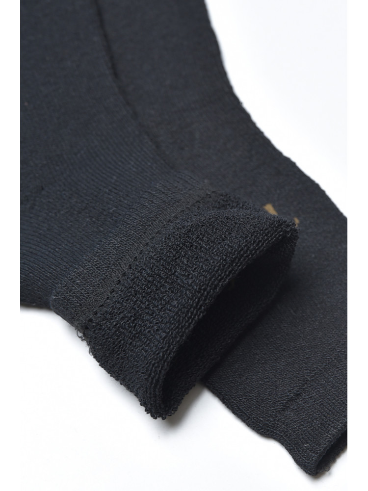 Шкарпетки чоловічі махрові чорного кольору розмір 42-48 308 166914C