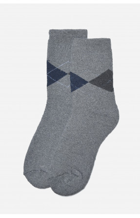 Носки махровые мужские серого цвета размер 42-48 309 166920C