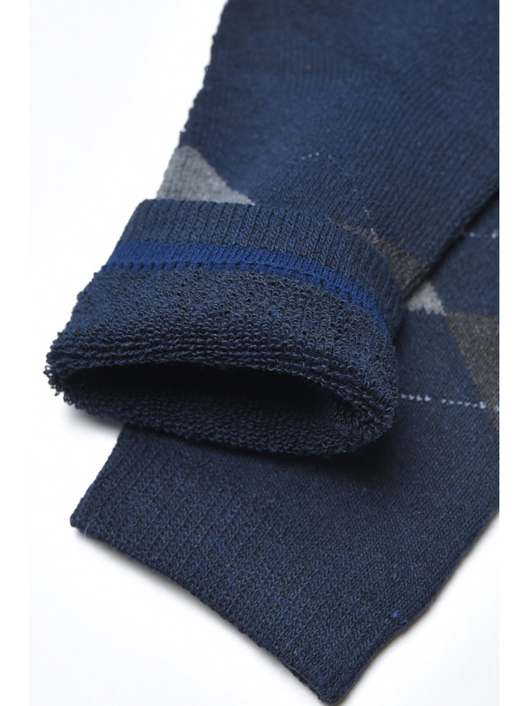 Носки махровые мужские темно-синего цвета размер 42-48 309 166921C