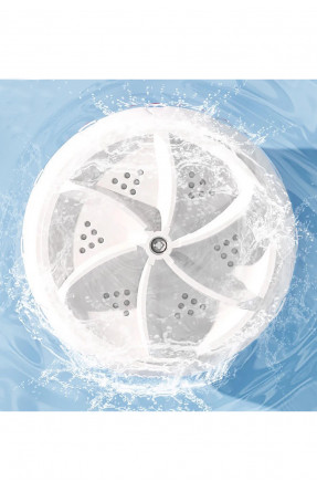 Ультразвукова міні-пральна машина портативна Turbine wash 166963C