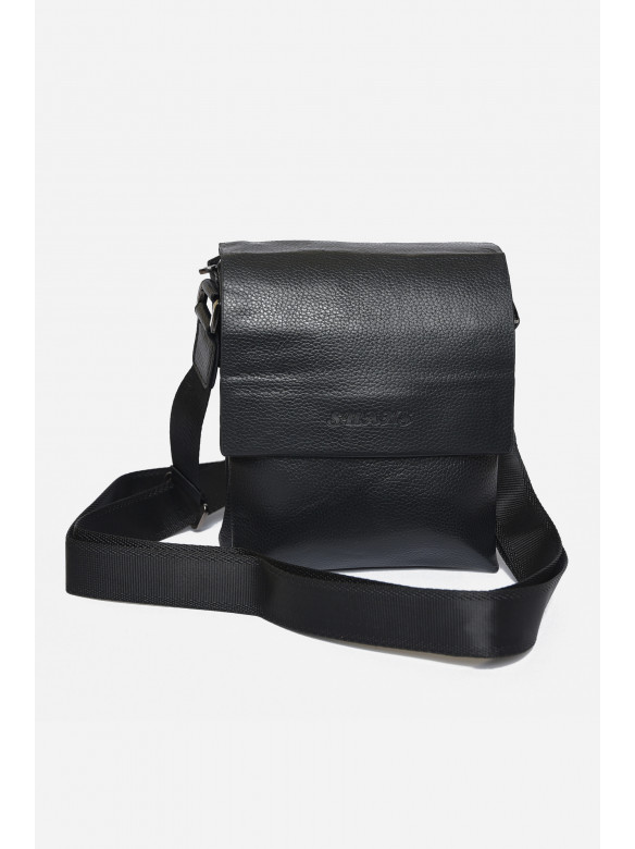 Сумка мужская через плечо черного цвета 713 167077C