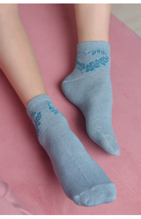 Носки женские стрейч голубого цвета размер 36-41 102 167094C