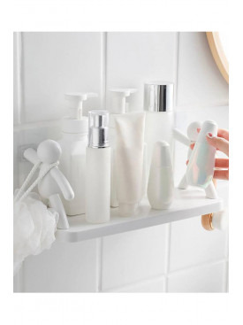 Универсальная подвесная полка на стену с липучками 167316C Универсальная подвесная полка на стену с липучками 167316C