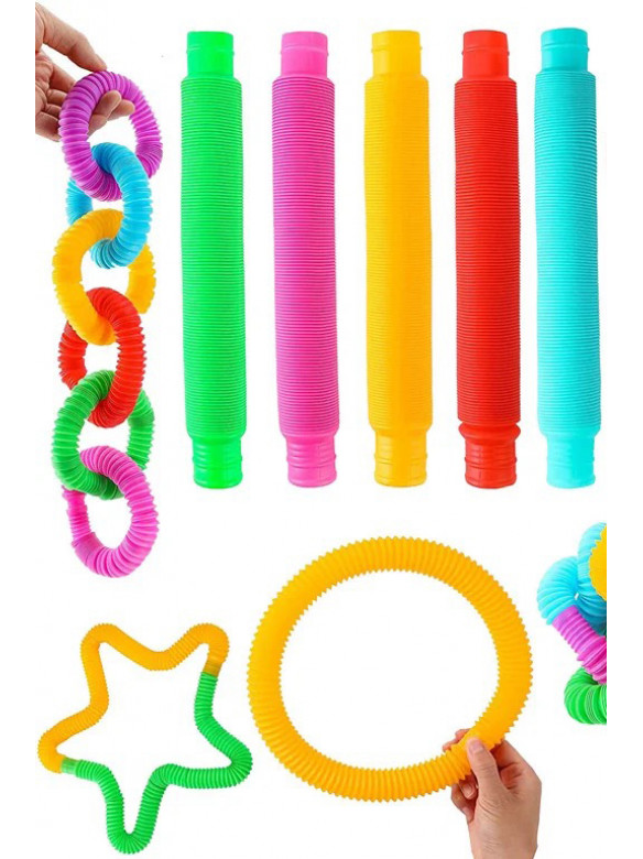 Развивающая сенсорно-моторная игрушка Pop Tube набор 6 шт 167335C