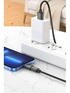 Переходник OTG Hoco UA17 Type-C - Lightning 167690C
