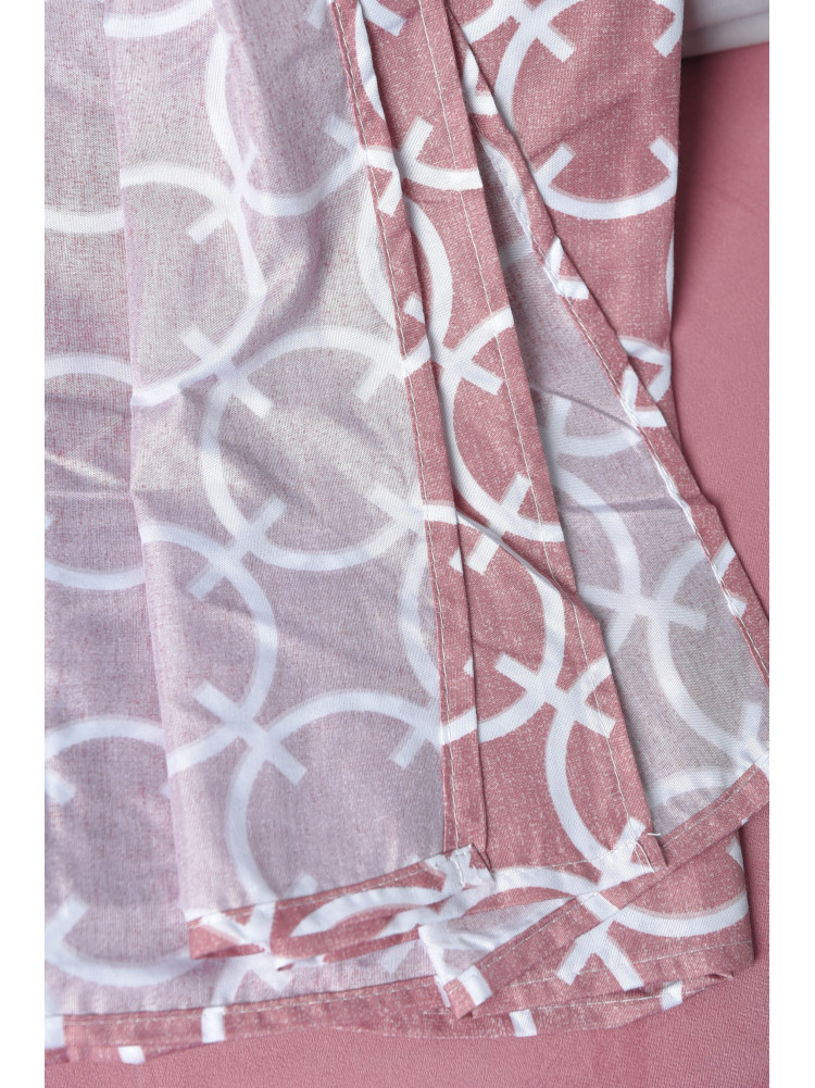 Комплект постільної білизни біло-рожевого кольору сімейний 21-06-СВ 167725C
