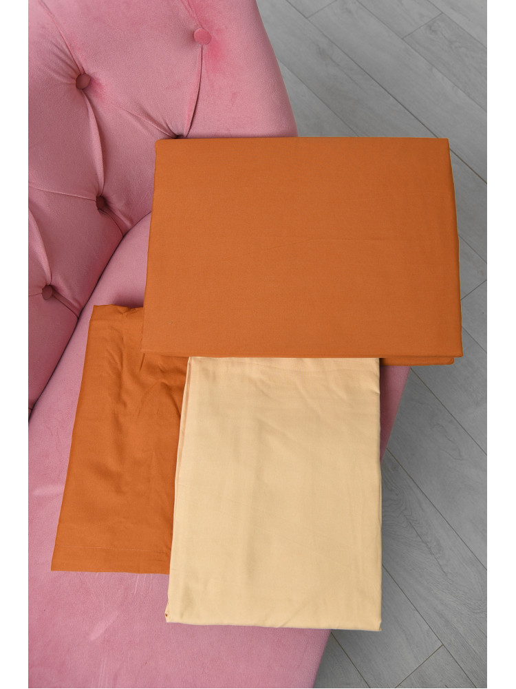 Комплект постельного белья горчично-бежевого цвета полуторка 21-06-JС 167780C