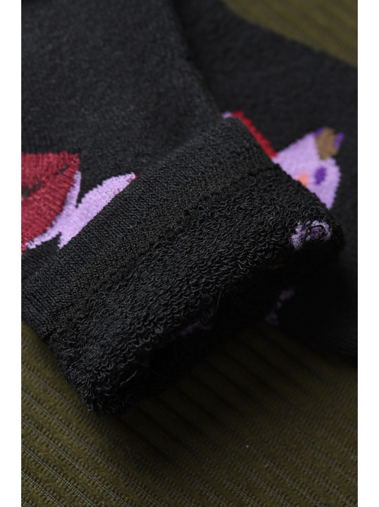 Носки детские махровые черного цвета D599 167828C