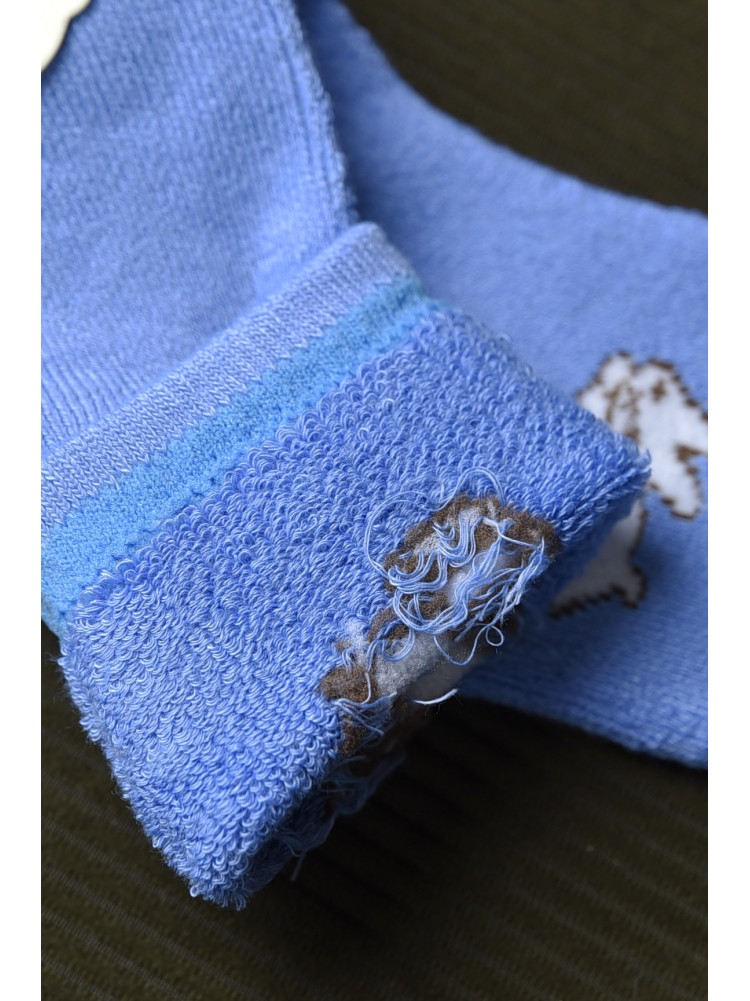 Носки детские махровые голубого цвета 597 167843C