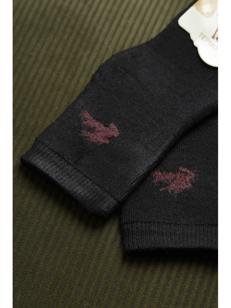 Носки детские махровые черного цвета 597 167859C