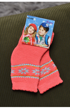Носки детские махровые для девочки розового цвета 058 167900C