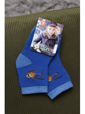 Носки детские махровые для мальчика синего цвета 501 167957C Носки детские махровые для мальчика синего цвета 501 167957C