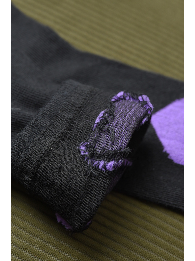 Шкарпетки для дівчинки чорного кольору з малюнком Т304 168274C