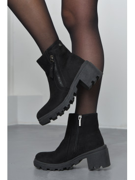 Ботинки женские демисезонные черного цвета 168345C Ботинки женские демисезонные черного цвета 168345C