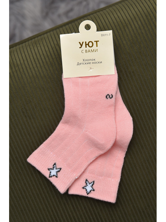Носки детские розового цвета 011-7 168514C