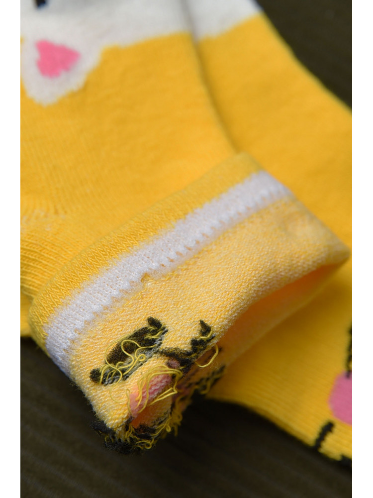 Носки детские желтого цвета 011-4-10 168531C